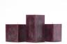 Purple Mottled Square Pillar Candles