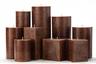 Brown Mottled Pillar Candles