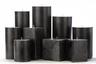 Black Mottled Pillar Candles