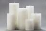 White Chunky Pillar Candles