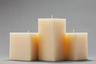 Ivory Square Pillar Candles