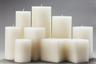 Large White Pillar Candles