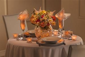 DIY Orange Wedding Centerpieces