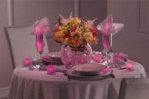 DIY Pink Wedding Centerpieces