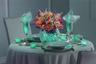 DIY Teal Wedding Centerpieces