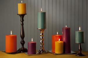 Pillar Candles and Holders