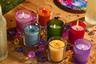 Votive Candles in Glass Cups