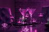 Candelabra Centerpiece with Purple LED Lights
