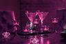 Candelabra Centerpiece with Pink LED Lights