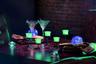 Candelabra Centerpiece with Green LED Lights