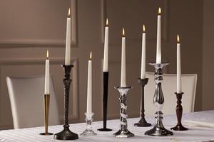Candlesticks with Taper Candles