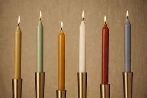 Formal Candles in Different Colors