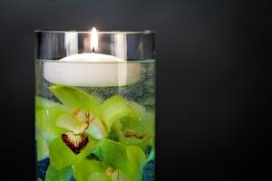DIY Centerpiece with Floating Candle