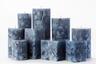 Blue Chunky Pillar Candles