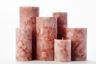 Orange Chunky Pillar Candles