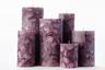 Purple Chunky Pillar Candles