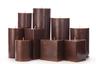Large Brown Pillar Candles