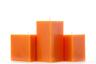 Orange Pillar Candles