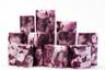 Purple Marble Pillar Candles