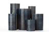 Blue Mottled Pillar Candles