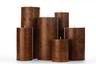 Brown Mottled Pillar Candles