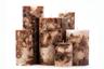 Marble Brown Pillar Candles