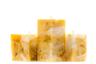 Yellow Marble Square Pillar Candles