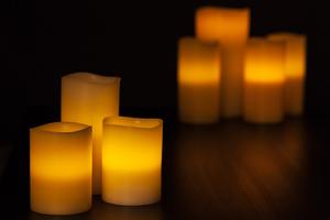 Battery Pillar Candles