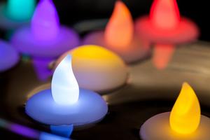 Floating Battery Candles