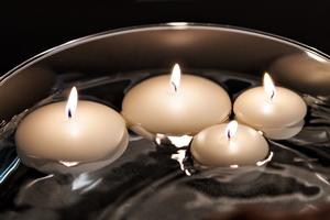 Ivory Floating Candles