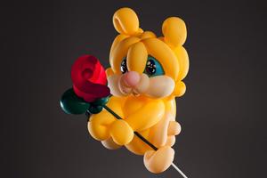 Floral Lights Used In Balloon Art