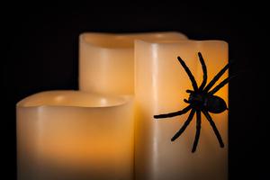 Halloween Pillar Candles