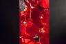 Red Floral Centerpiece with LED Lights