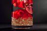 Red Floral Centerpiece with LED Lights and Decorative Gems