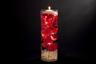 Floral Centerpiece with LED Lights and Floating Candles