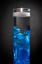 Blue Floral Centerpiece with LED Lights and Floating Candles