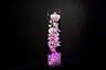 Pink Floral Centerpiece with LED Lights and Floating Candles