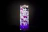 Purple Floral Centerpieces with LED Lights and Candles