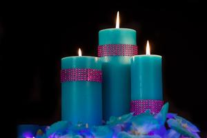 El Trio Turquoise Centerpiece