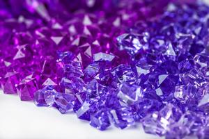 Purple Shade of Acrylic Gems