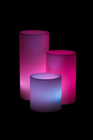 Vessel Luminaries with Battery Candles