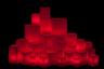 Vessel Luminaries with Battery Candles
