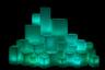 Vessel Luminaries with Battery Candles