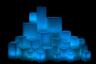 Vessel Luminaries with Battery Candles
