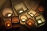 Vessel Luminaries with Battery Candles