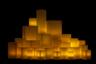 Vessel Luminaries with Battery Candles