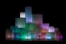 Vessel Luminaries with Battery Candles