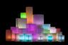 Vessel Luminaries with Battery Candles