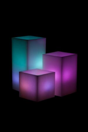 Vessel Luminaries with Battery Candles