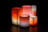 Candy Corn Wax Luminaries